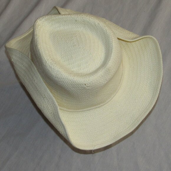 Toby Keith Paper Straw Cowboy Hat Rockabilly Country Concert Unisex One Size - Picture 2 of 5